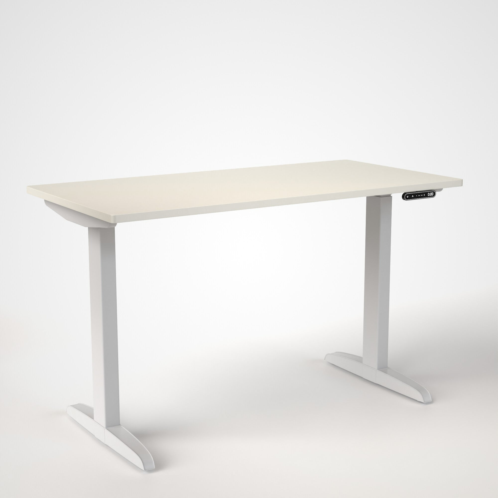 Model 301 | Everyday Electric Sit-Stand Desk (48"x24") | White | White Legs