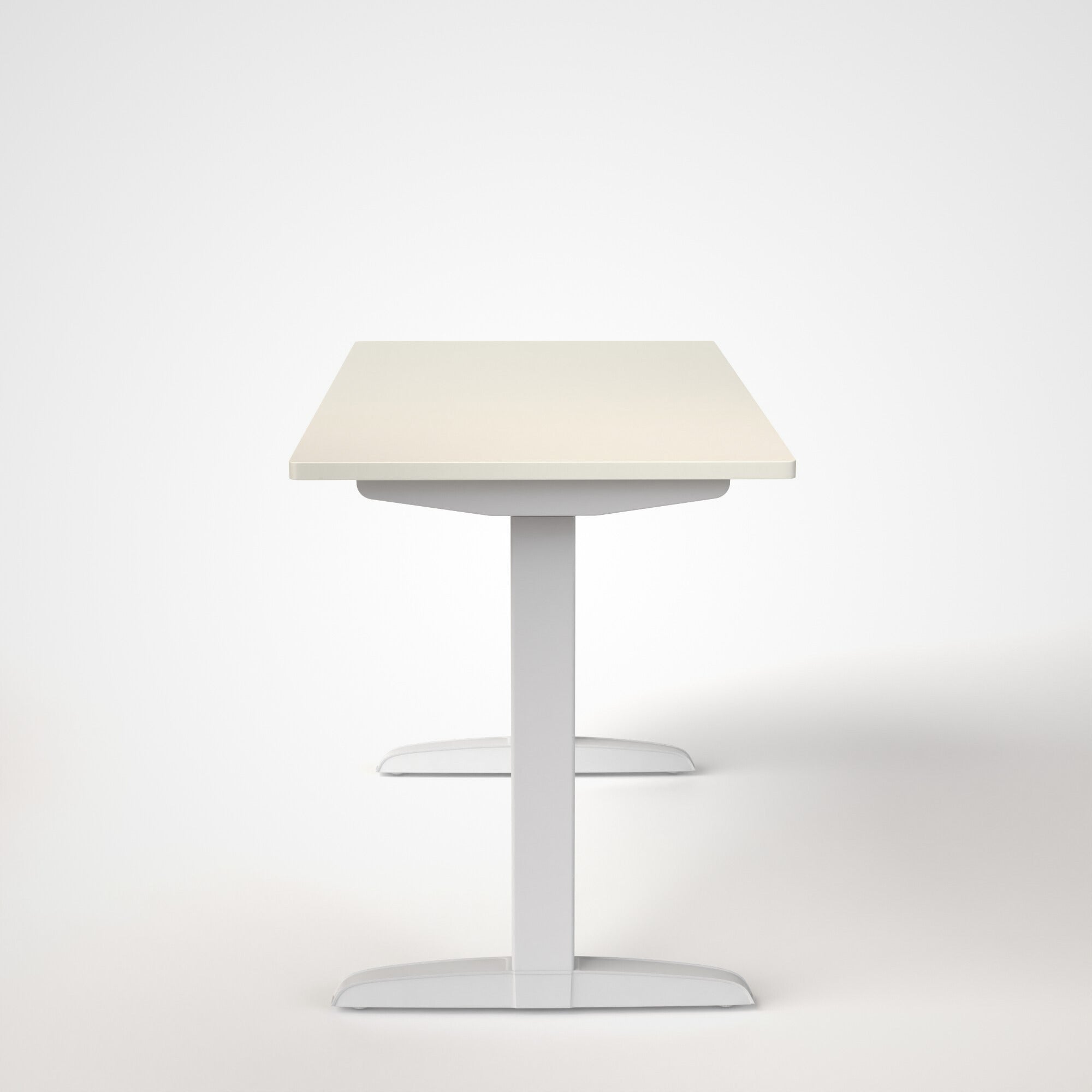 Model 301 | Everyday Electric Sit-Stand Desk (48"x24") | White | White Legs
