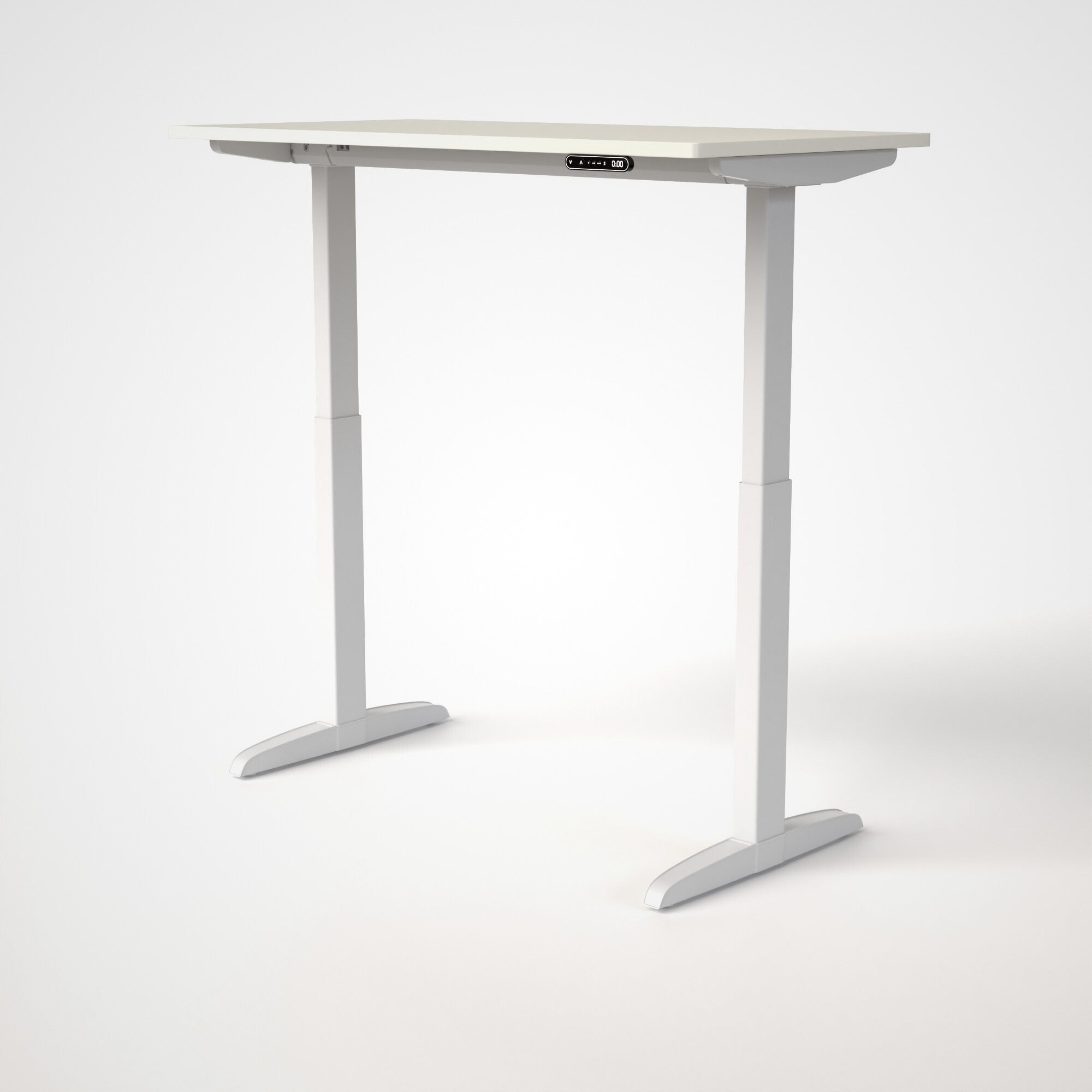 Model 301 | Everyday Electric Sit-Stand Desk (48"x24") | White | White Legs