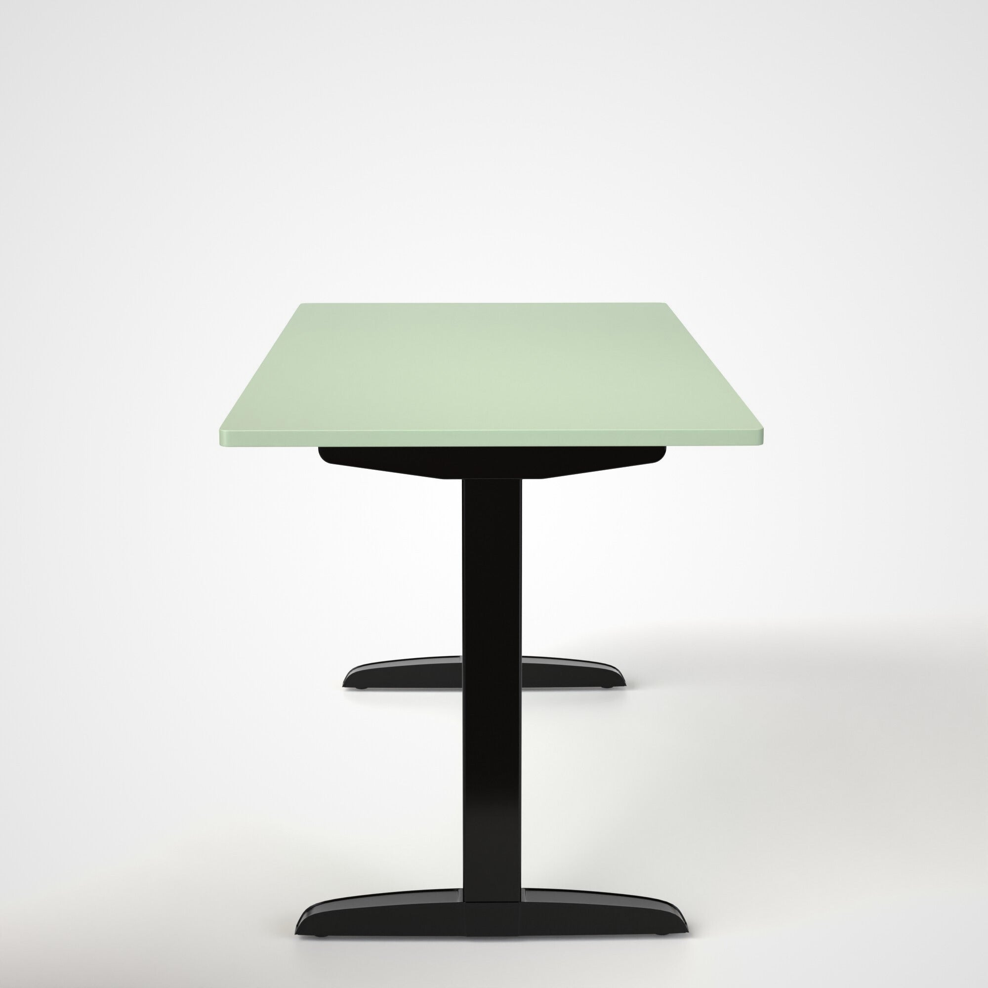 Model 301 | Everyday Electric Sit-Stand Desk (55"x27") | Green | Black Legs