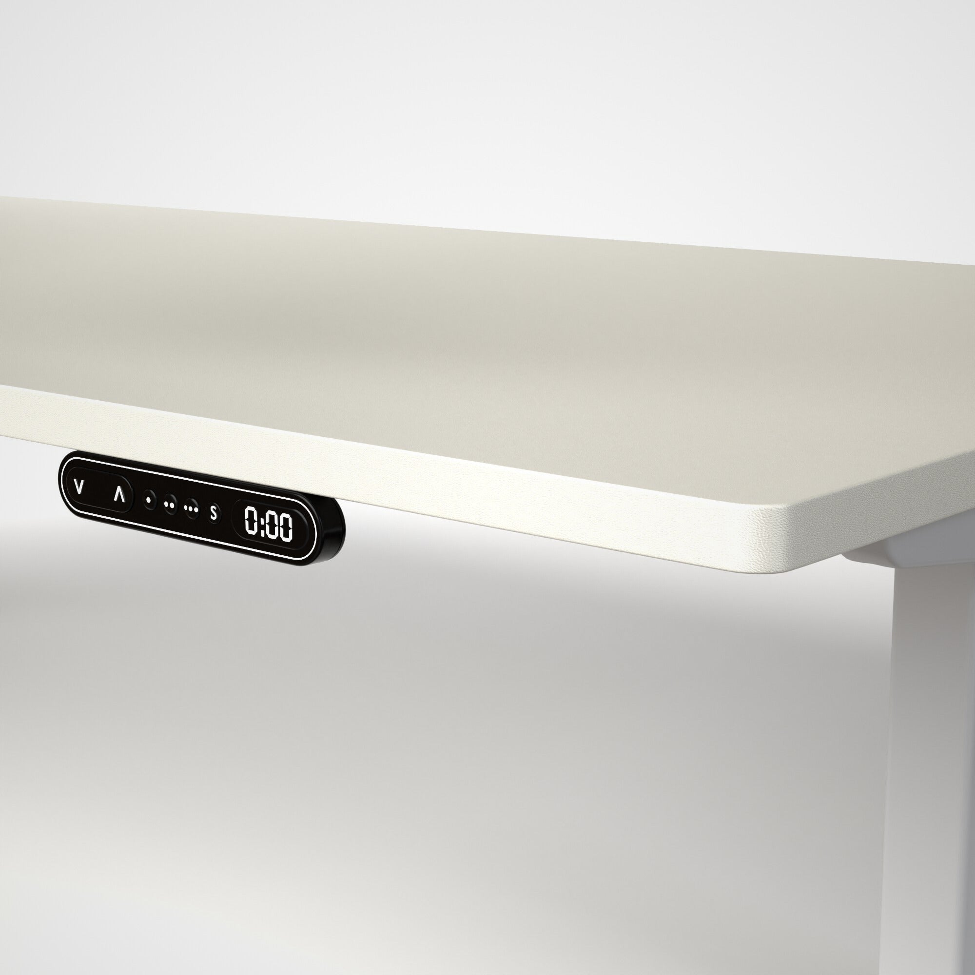 Model 301 | Everyday Electric Sit-Stand Desk (55"x27")  | White | White Legs