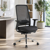 Model 54  Ergonomic Office Chair | Black | Metal Base