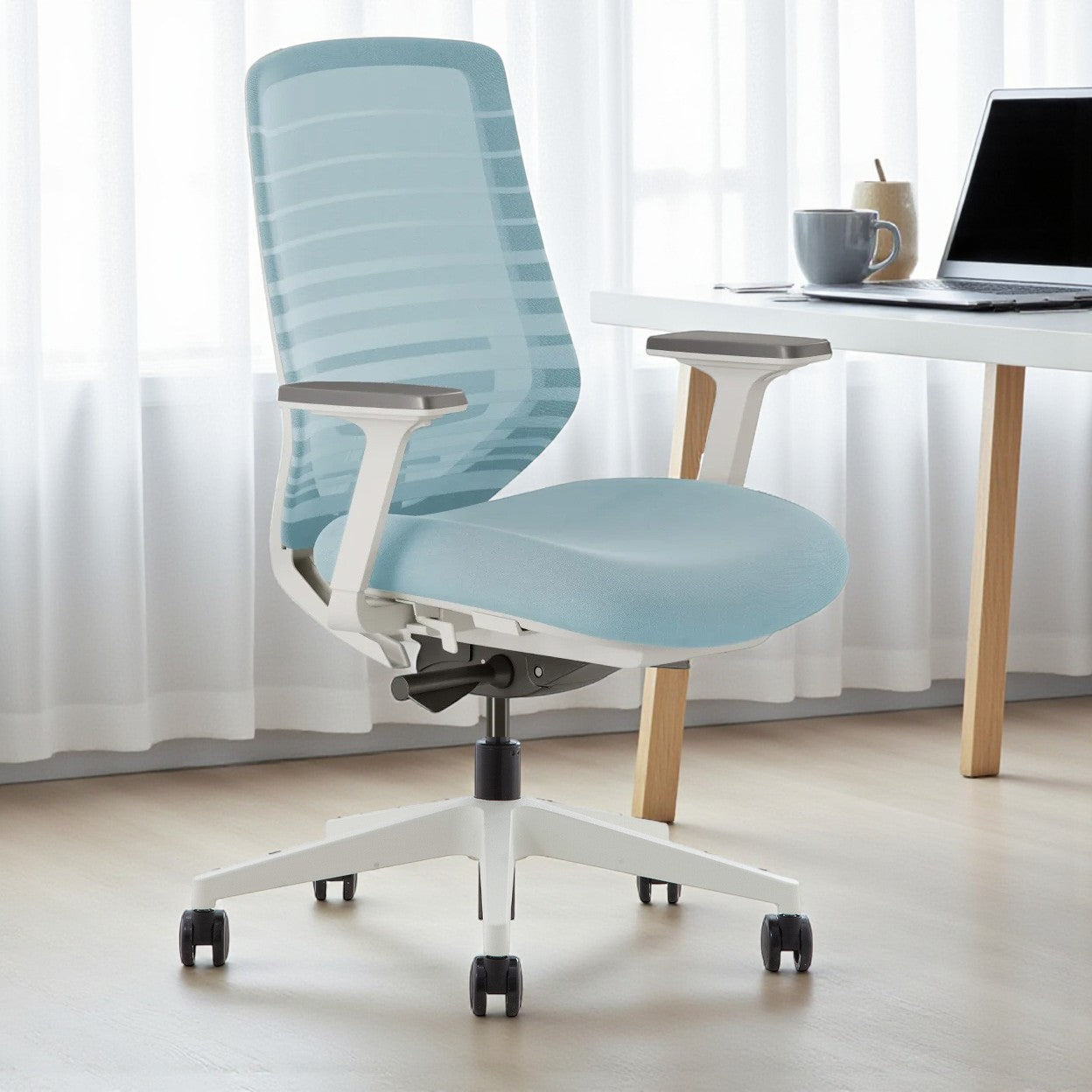 Model 11 Ergonomic Office Chair | Blue | Nylon Base