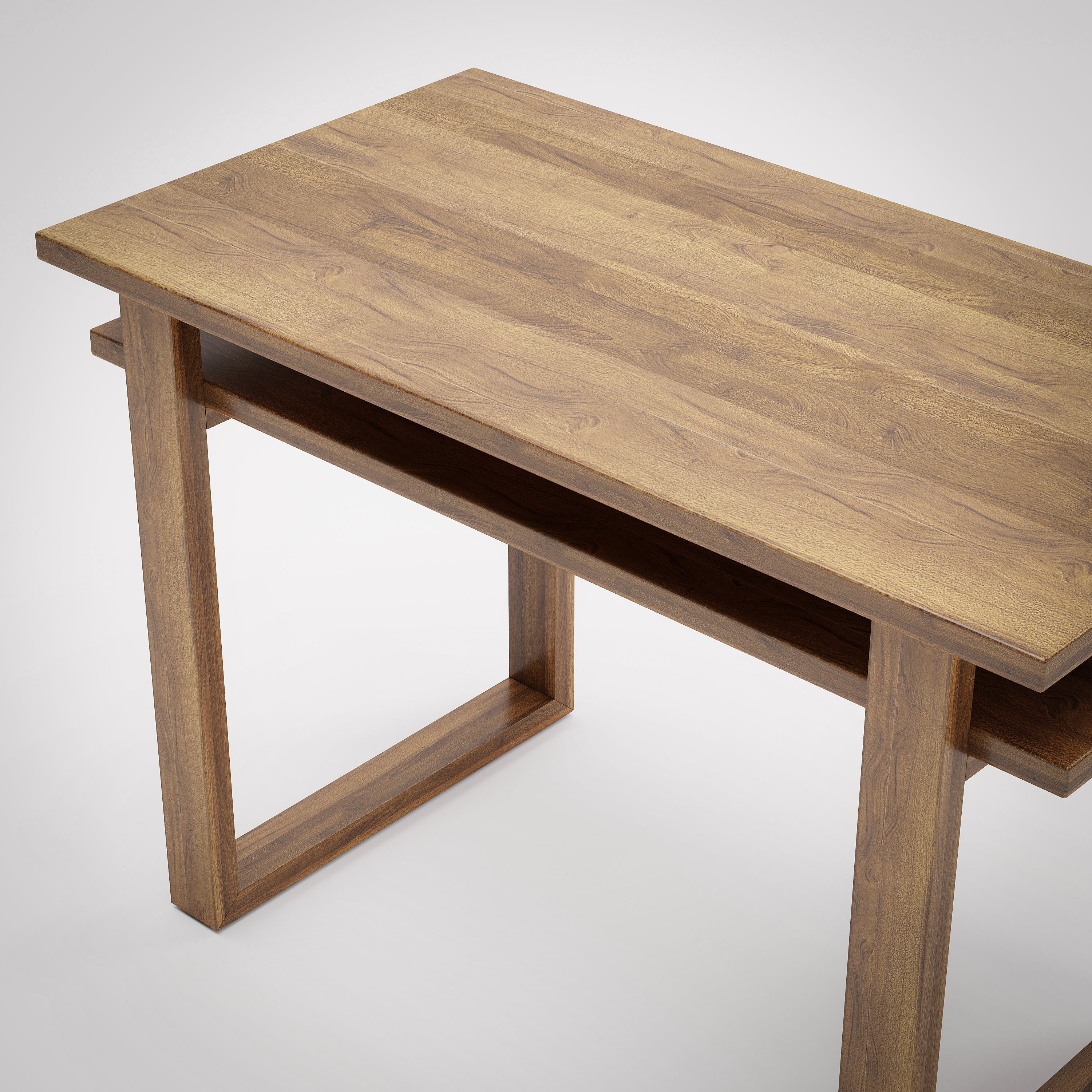 Model 802 Desk - Solid Teak Wood (4x2 Feet)