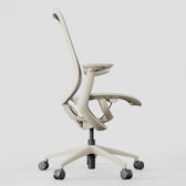 Pelicanwork wheat ergonomic office chair with adjustable armrests and lumbar support