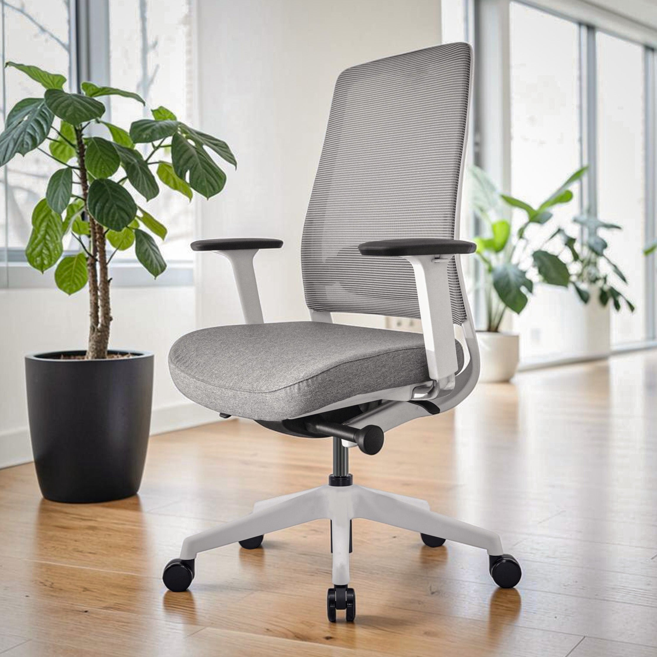 Model 54  Ergonomic Office Chair | Black | Nylon Base
